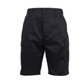 Black Rip-Stop Battle Dress Uniform Combat Shorts (3XL)